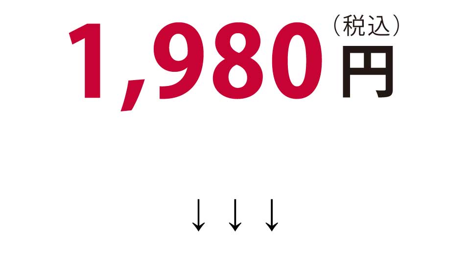 税込み1980円