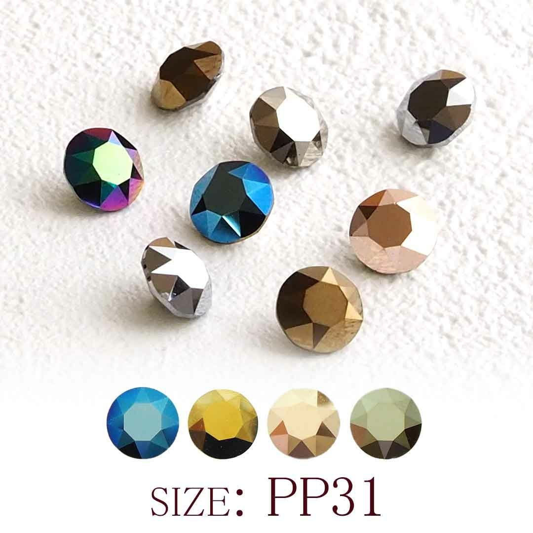 プレシオサ Vカット チャトン PP31 カラー 約25個入り | BLAZE