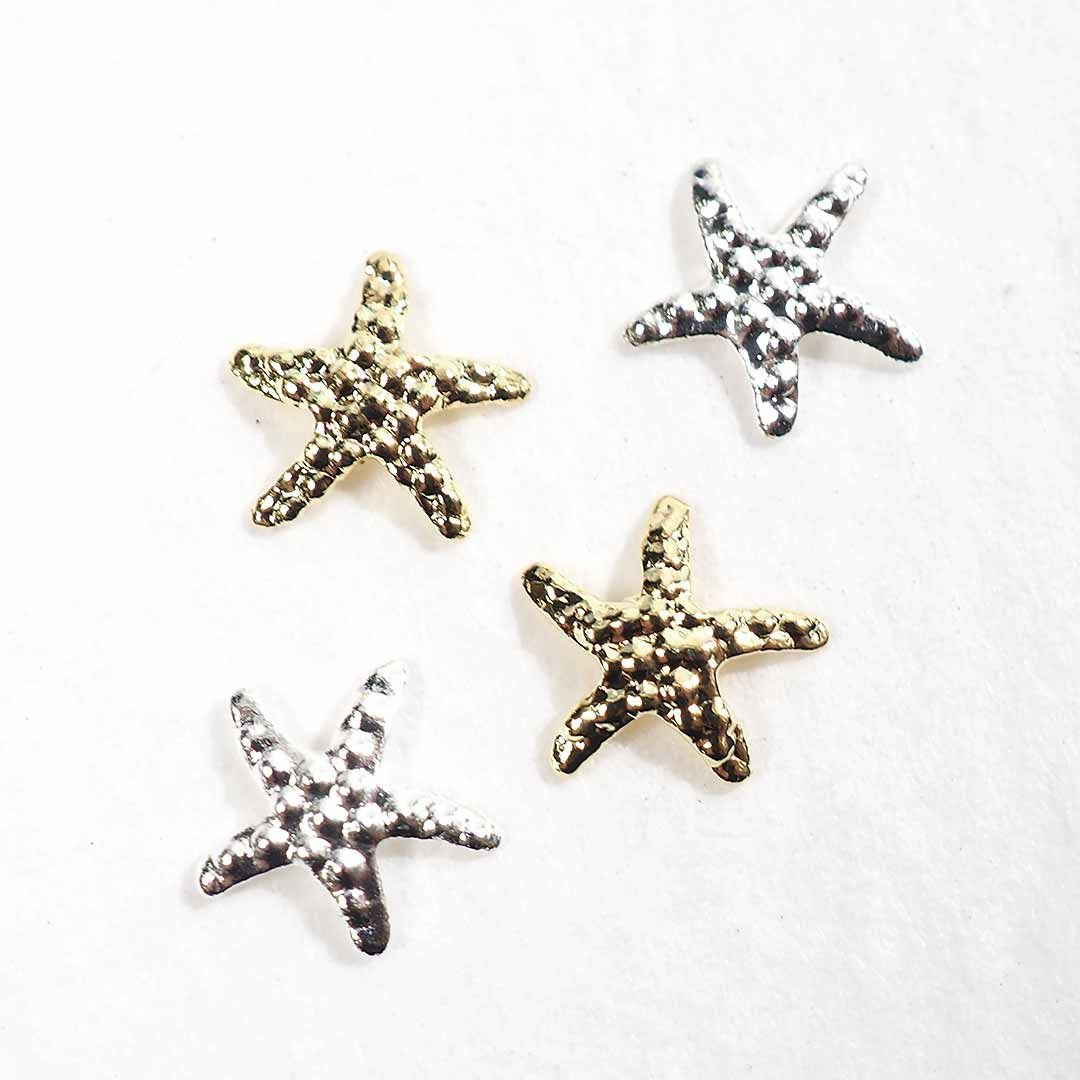 メタルパーツ ヒトデ 約5.0×5.0mm 約25個入り | BLAZE【ブレイズ