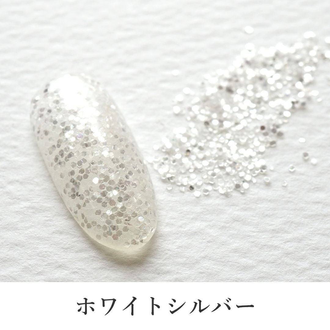 グリッター ゴールド シルバー 系 0.6mm 六角 約2g入り | BLAZE