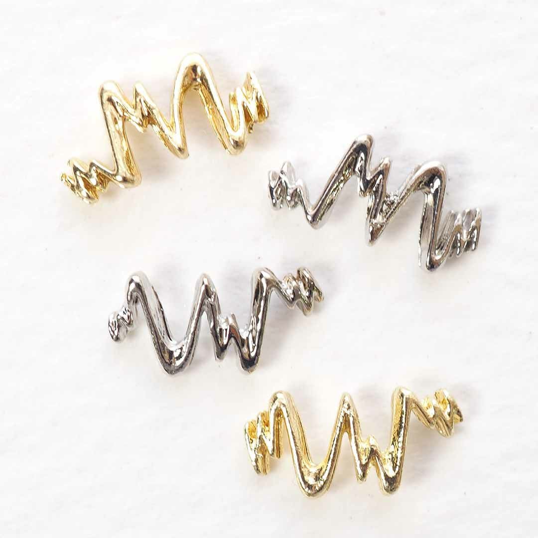 メタルパーツ デザインライン 約10.0×5.0mm 4個入り | BLAZE【ブレイズ