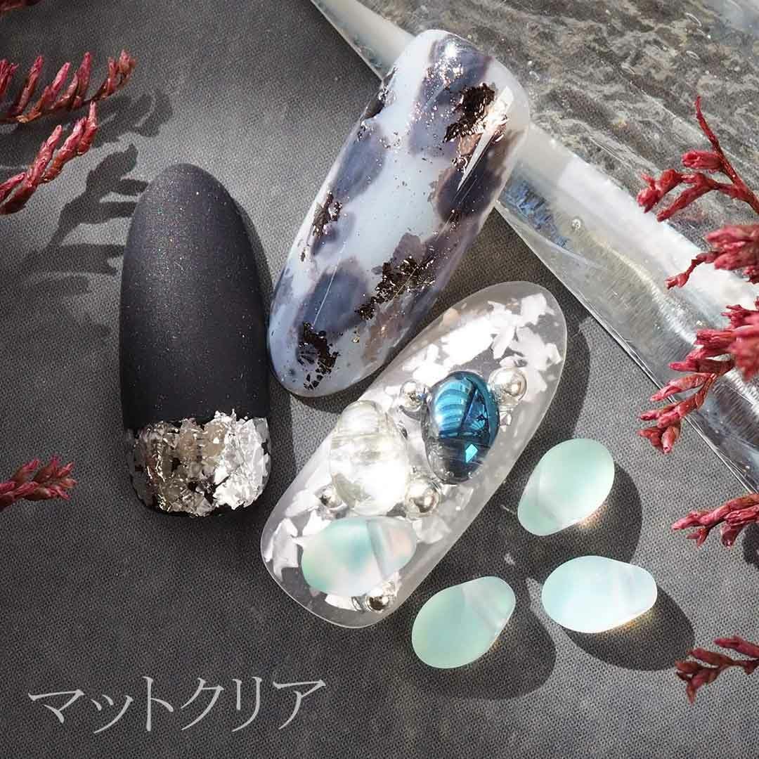 ガラスビーズ ストーン 8個入り | BLAZE【ブレイズ】 ネイルパーツ専門