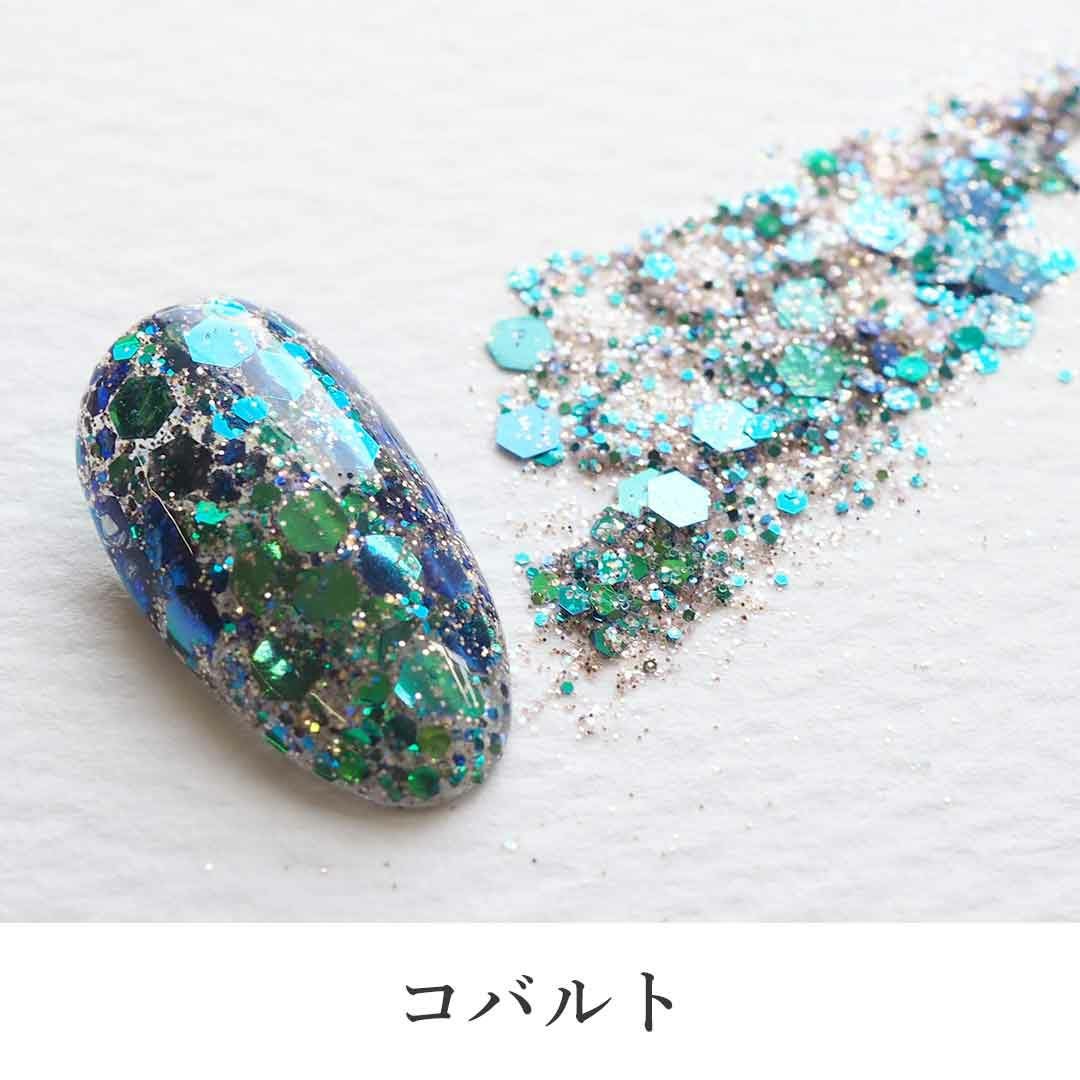 マーメイドグリッター 六角 ランダムサイズ 約2g入り | BLAZE