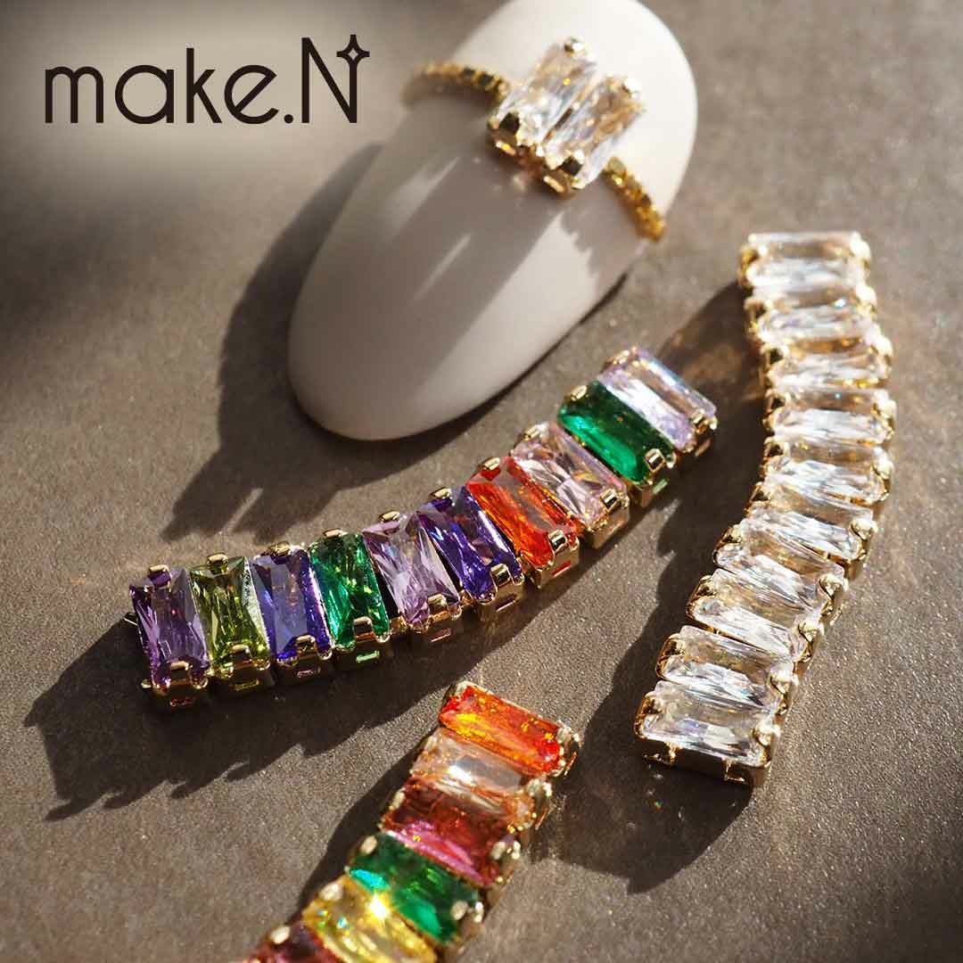 ラインストーンチェーン 約2cm チェーン幅約4.5mm BLAZE×make.N