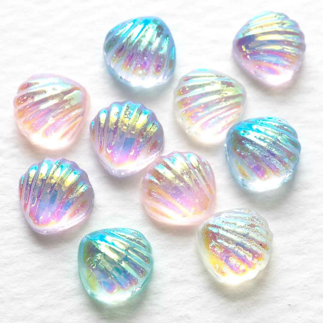 オーロラ パステル シェルミックス 約15個入り 約8.0×7.8mm | BLAZE