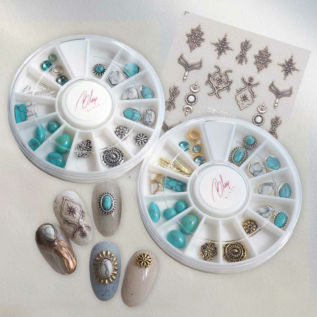 ターコイズ系エスニックアソート